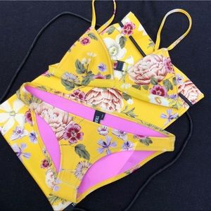 TRIANGL Yellow Floral Bikini